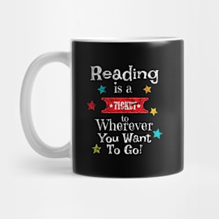 Teachers And Students Book Reading Adventure Mug